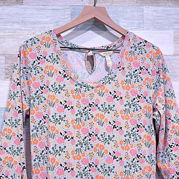 MATILDA JANE x JOANNA GAINES Floral Fit & Flare Dress Jersey Knit Womens Large - Picture 2 of 5